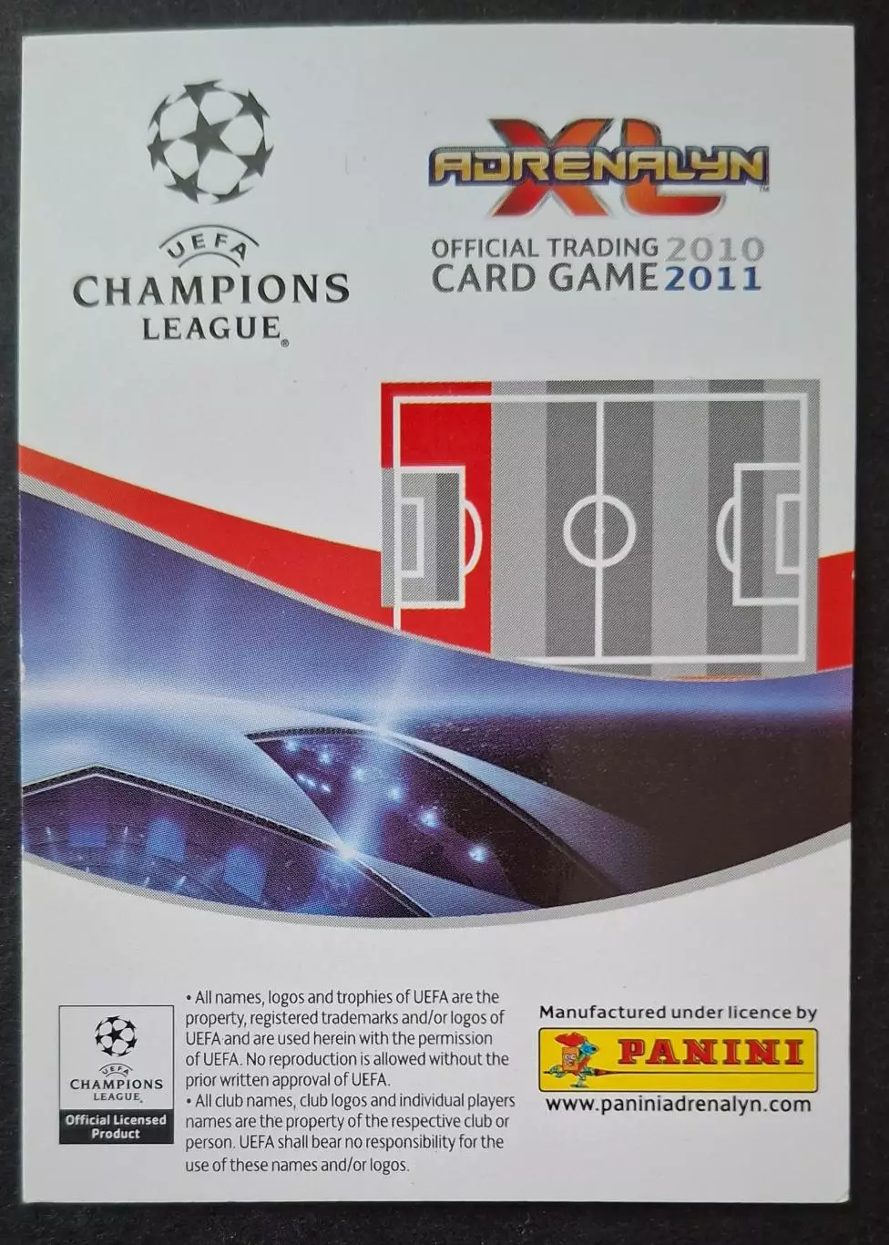 Картка Panini Philippe Mexes / Філіпп Мексес Рома Італія 2010/11 1