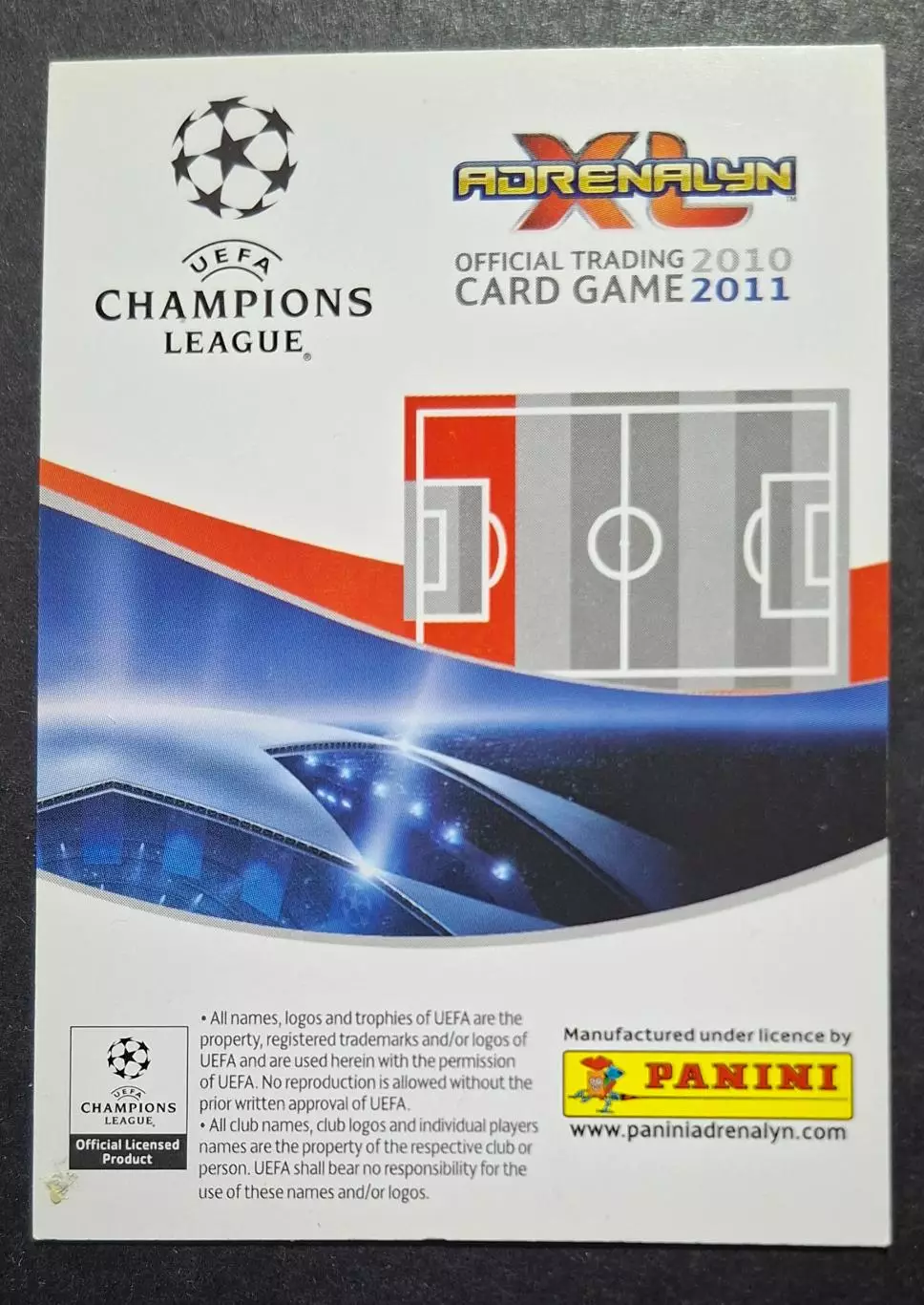 Картка Panini Maicon / Майкон Інтер Італія Ліга Чемпіонів 2010/11 1