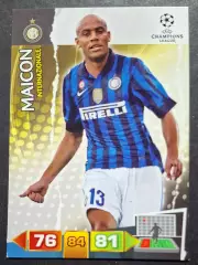 Картка Panini Maicon / Майкон Інтер Італія Ліга Чемпіонів 2011/12