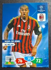 Картка Panini Nigel De Jong /Найджел Де Йонг Мілан Італія Ліга Чемпіонів 2013/14