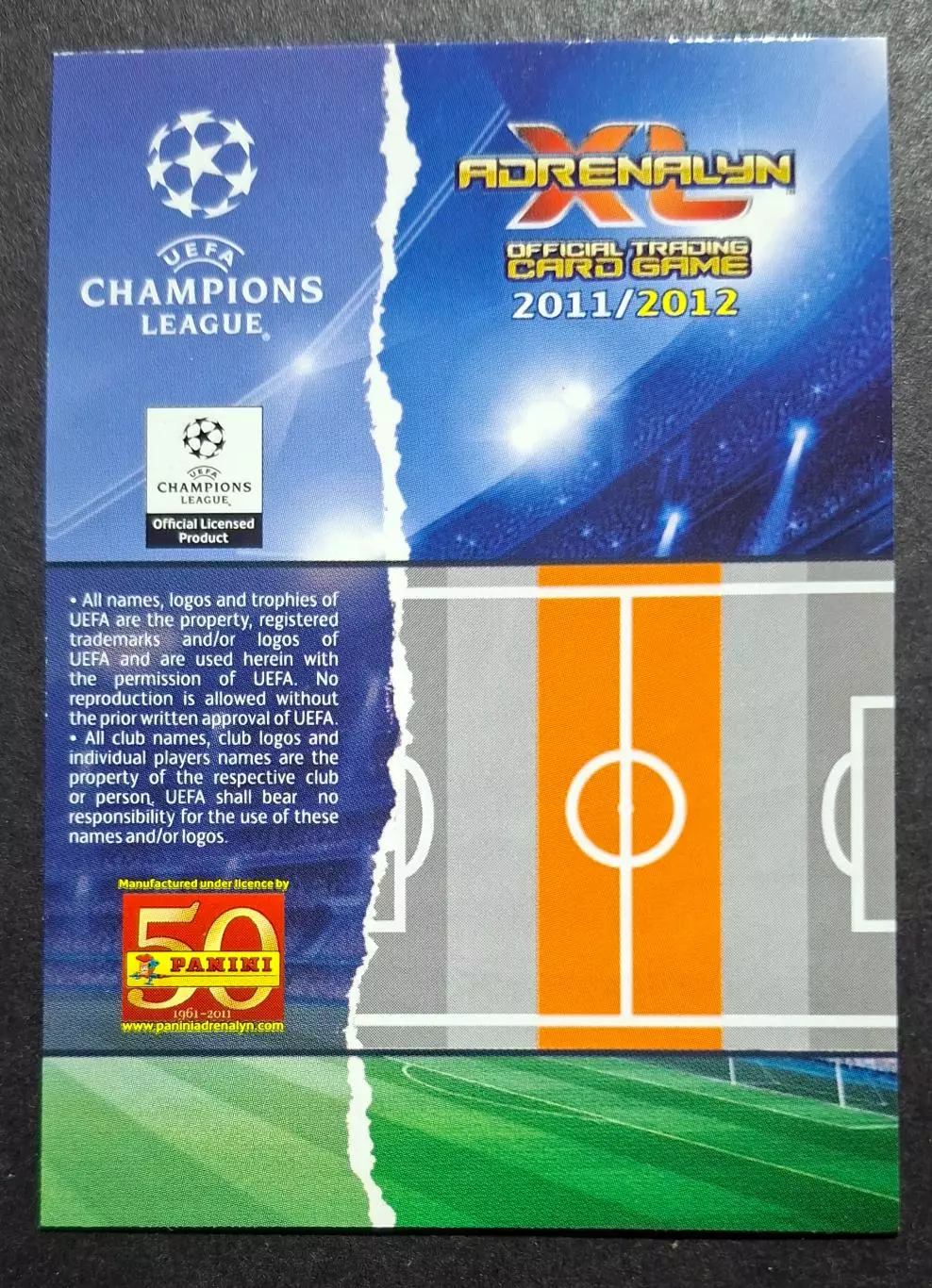 Картка Panini Mario Santana / Маріо Сантана Наполі Італія Ліга Чемпіонів 1