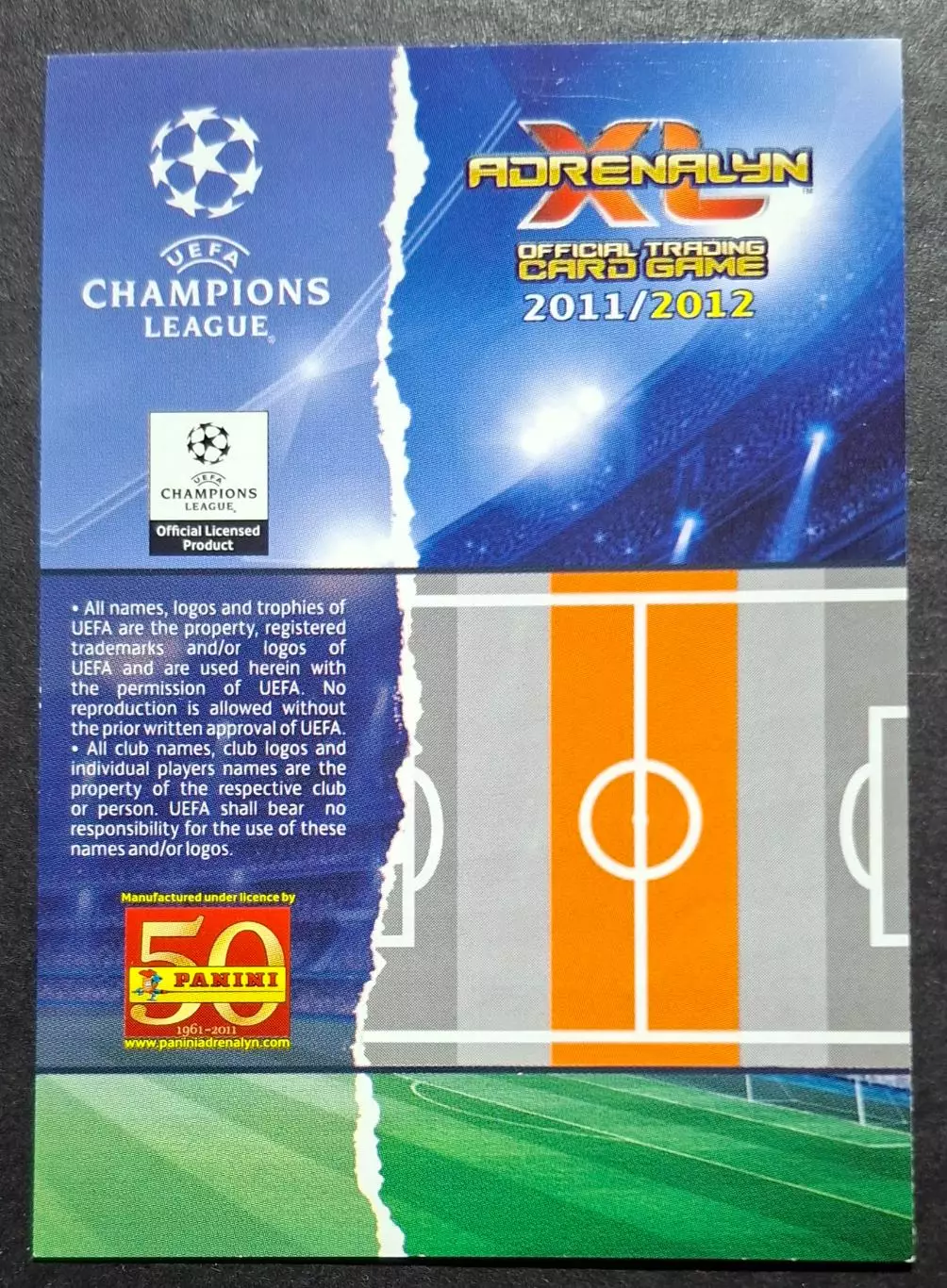 Картка Panini Christian Maggio /Крістіан Маджо Наполі Італія Ліга Чем. 2011/12 1