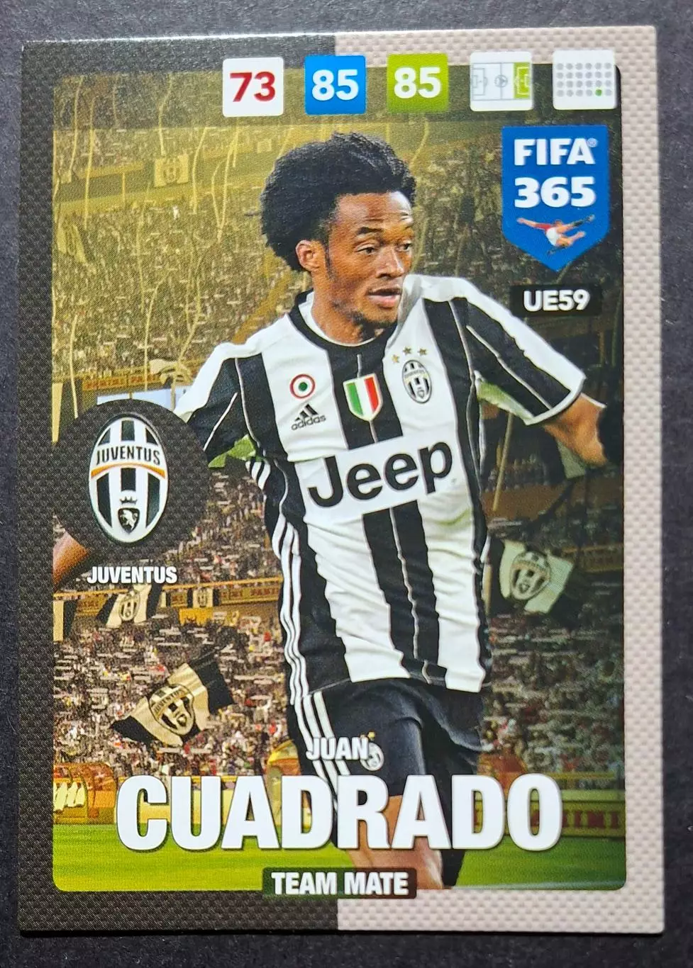 Картка Panini Juan Cuadrado / Хуан Куадрадо Ювентус Італія Ліга Чемпіонів 2017