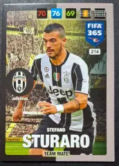 Картка Panini Stefano Sturaro / Стефано Стураро Ювентус Італія ЛЧ