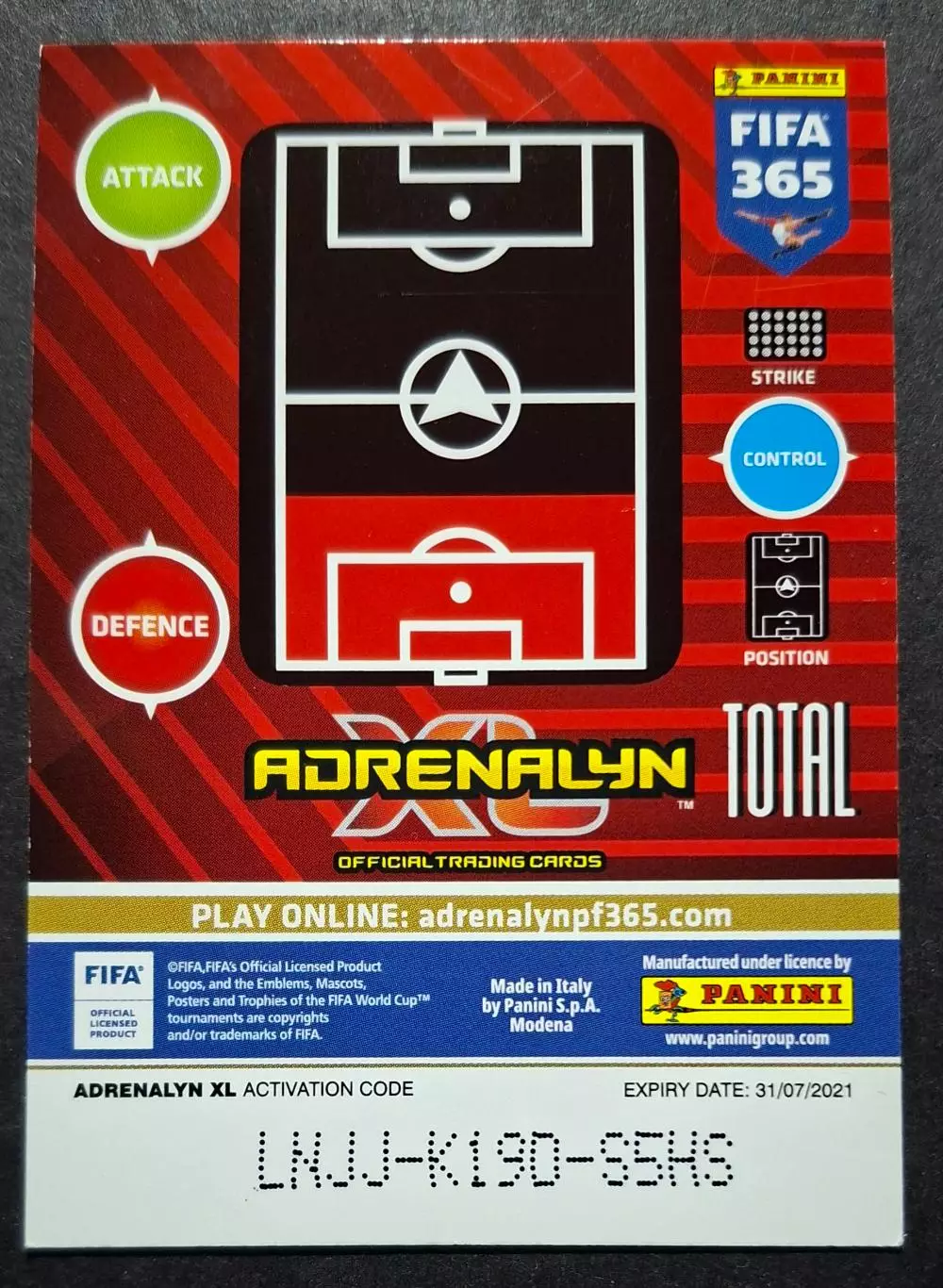 Картка Panini Matthijs De Ligt / Маттейс Де Лігт Ювентус Італія ЛЧ 2021 1