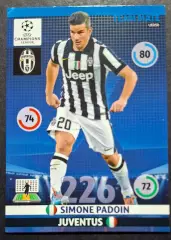 Картка Panini Simone Padoin / Сімоне Падоїн Ювентус Італія ЛЧ 2014/15