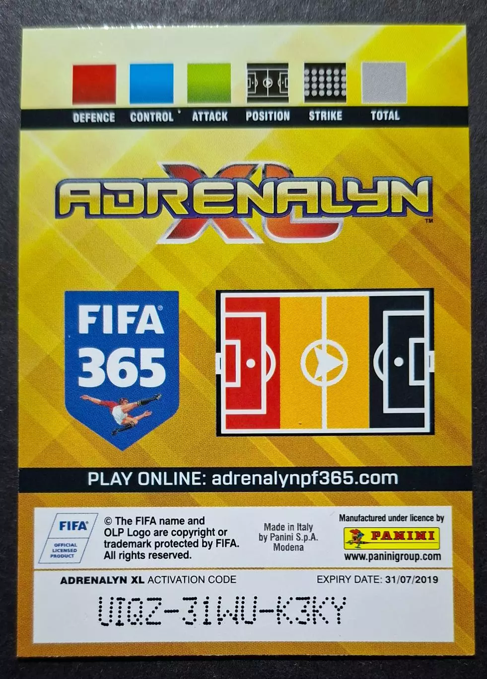 Картка Panini Joao Cancelo / Жуан Канселу Ювентус Італія Ліга Чемпіонів 2019 1