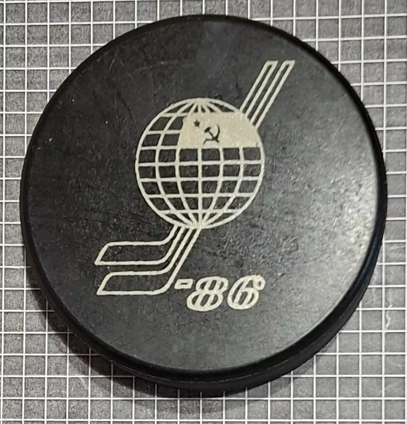 Хокей шайба сувенір Чемпіонат світу 1986 3