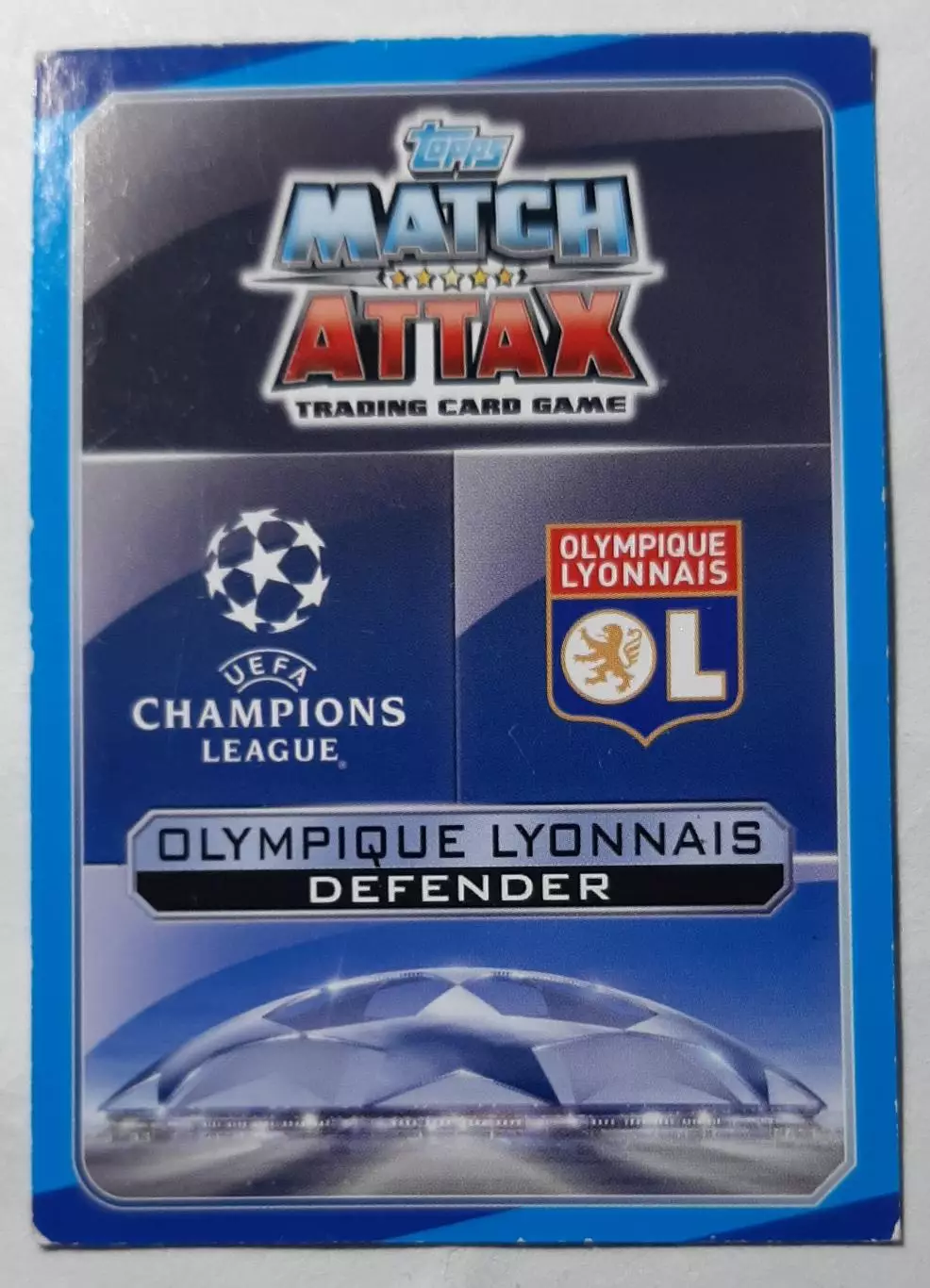 Картка Topps Rafael / Рафаель Ліон Франція Ліга Чемпіонів 2016/17 1