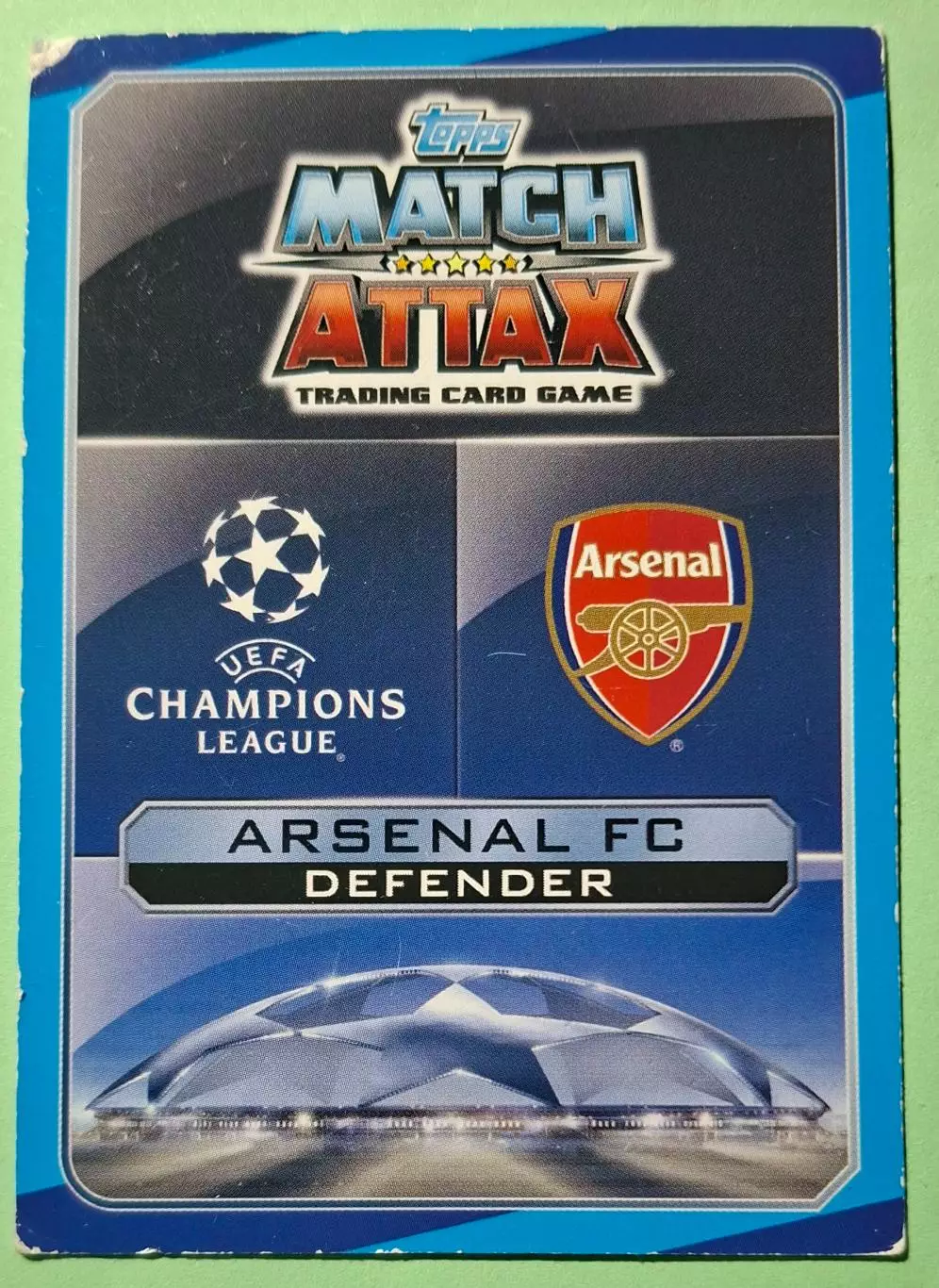 Картка Topps Bellerin,Monreal / Бельєрін,Монреаль Арсенал Англія ЛЧ 2016/17 1