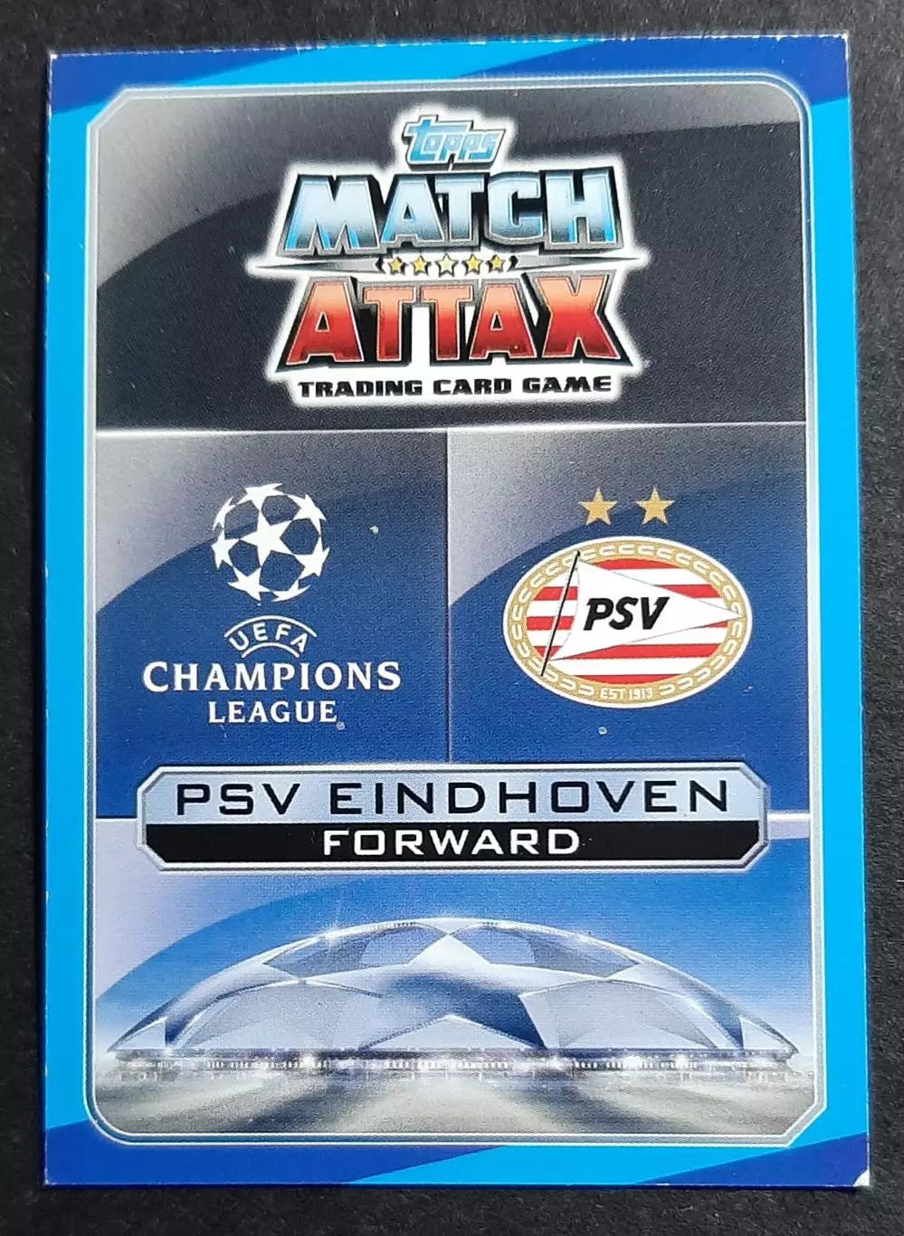 Картка Topps Gaston Pereiro / Гастон Перейро ПСВ Ейндховен Ліга Чемпіонів 2016 1