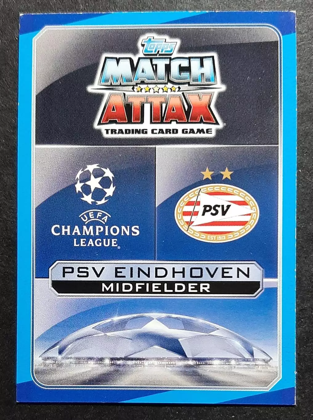 Картка Topps Adam Maher / Адам Магер ПСВ Ейндховен Ліга Чемпіонів 2016/17 1