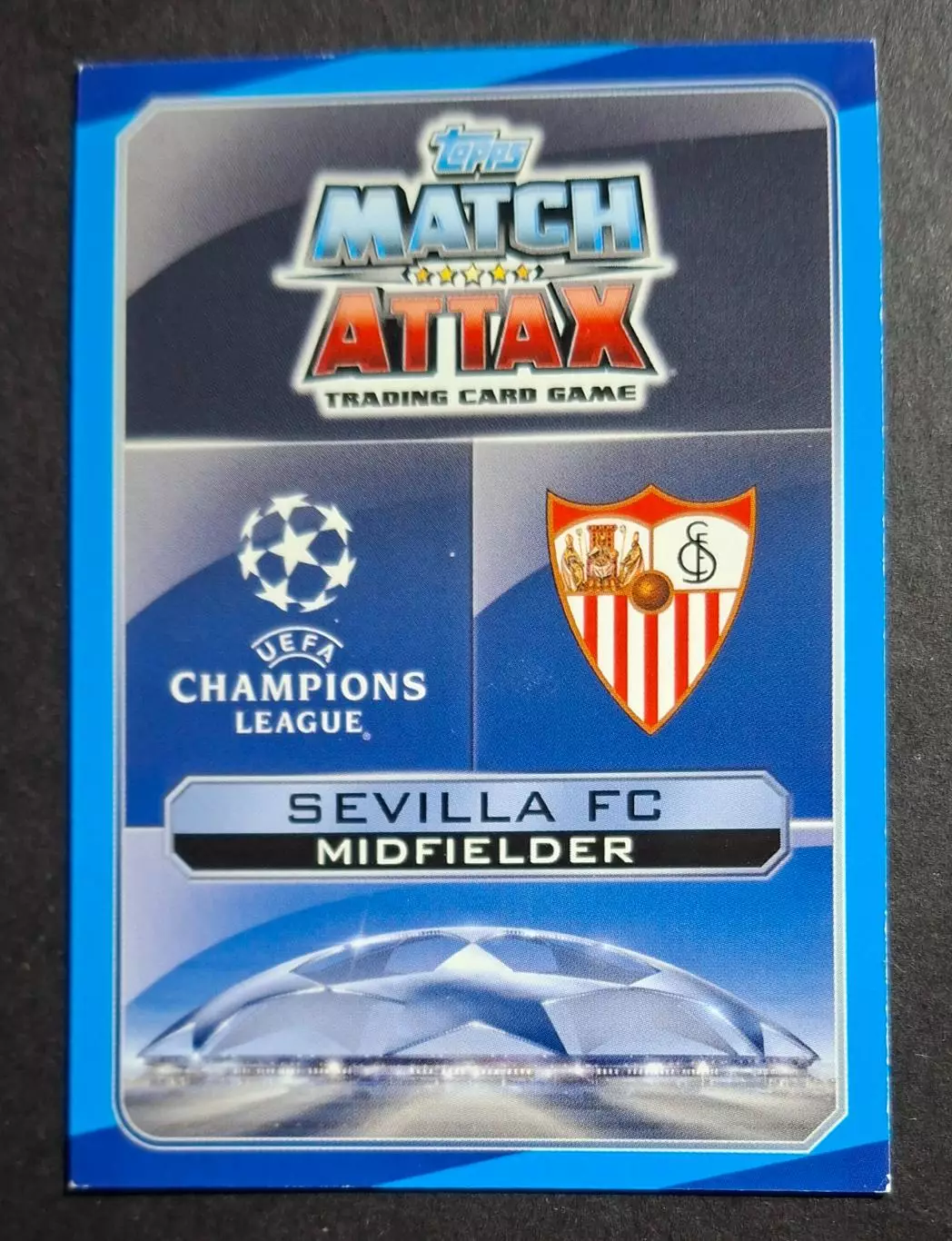 Картка Topps Ganso / Гансо Севілья Іспанія Ліга Чемпіонів 2016/17 1