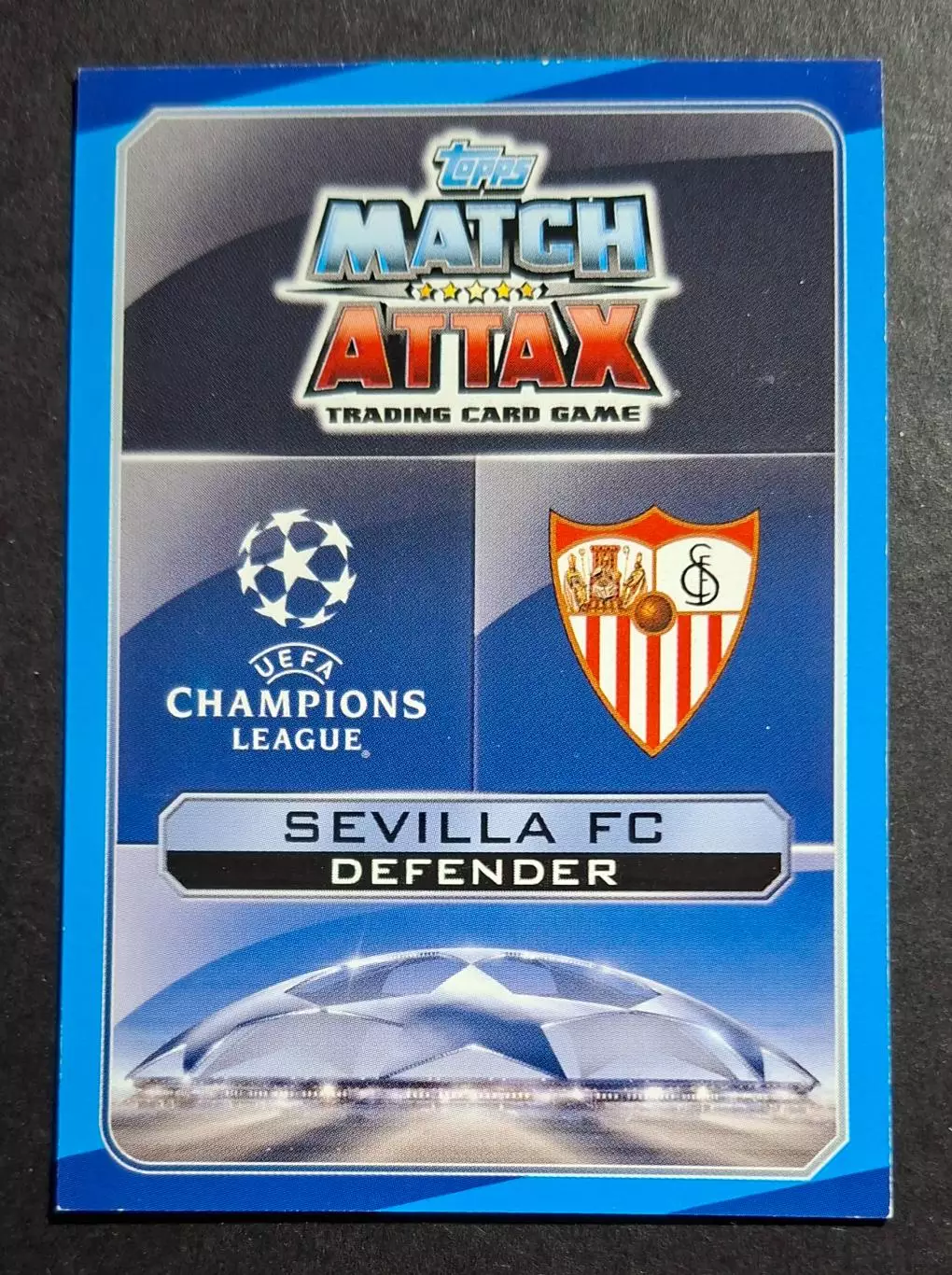 Картка Topps Daniel Carrico / Данієль Каррісу Севілья Іспанія ЛіЧ 2016/17 1