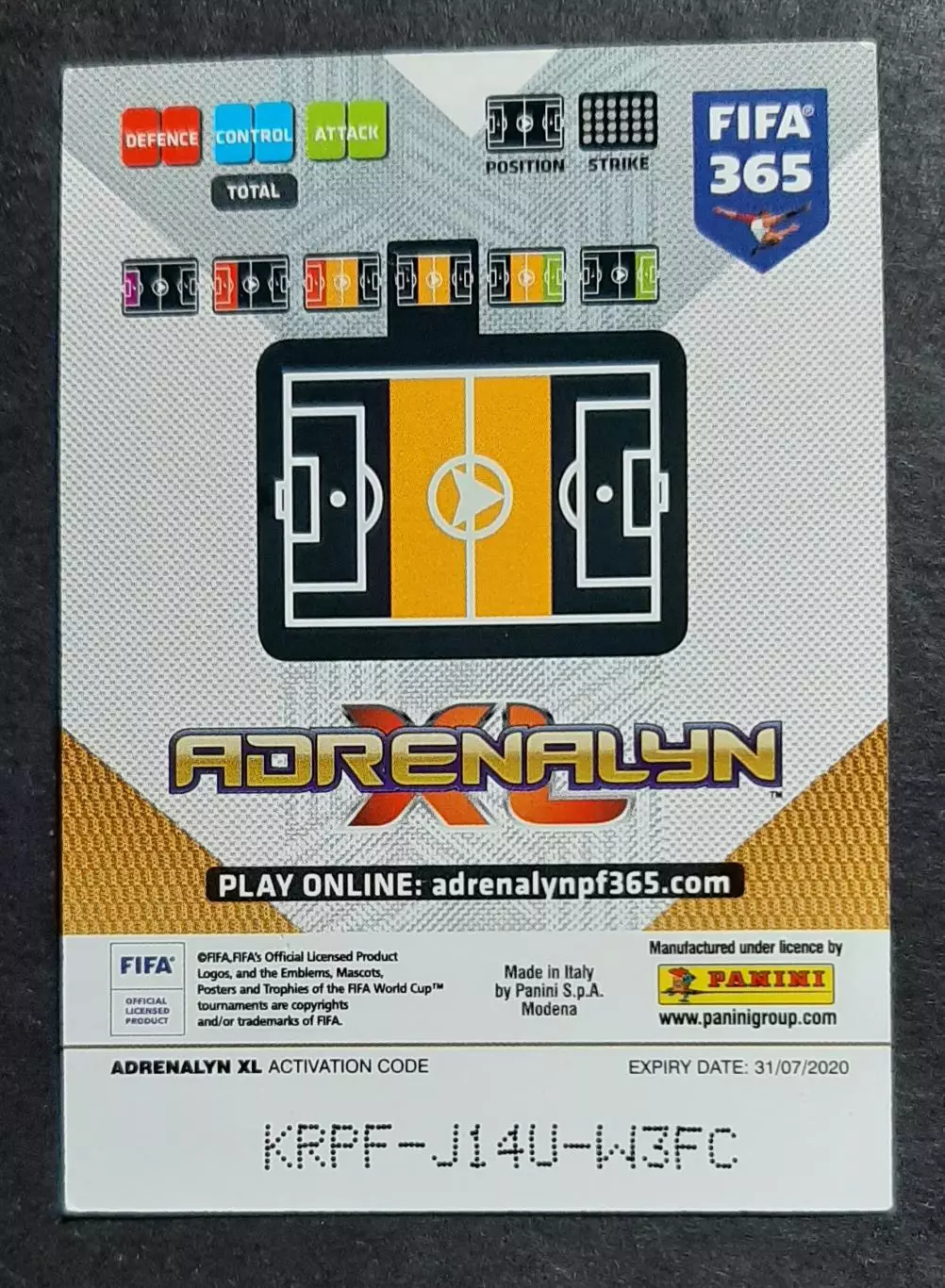 Картка Panini Rodrigo Bentancur / Родріго Бентанкур Ювентус Італія 2020 1