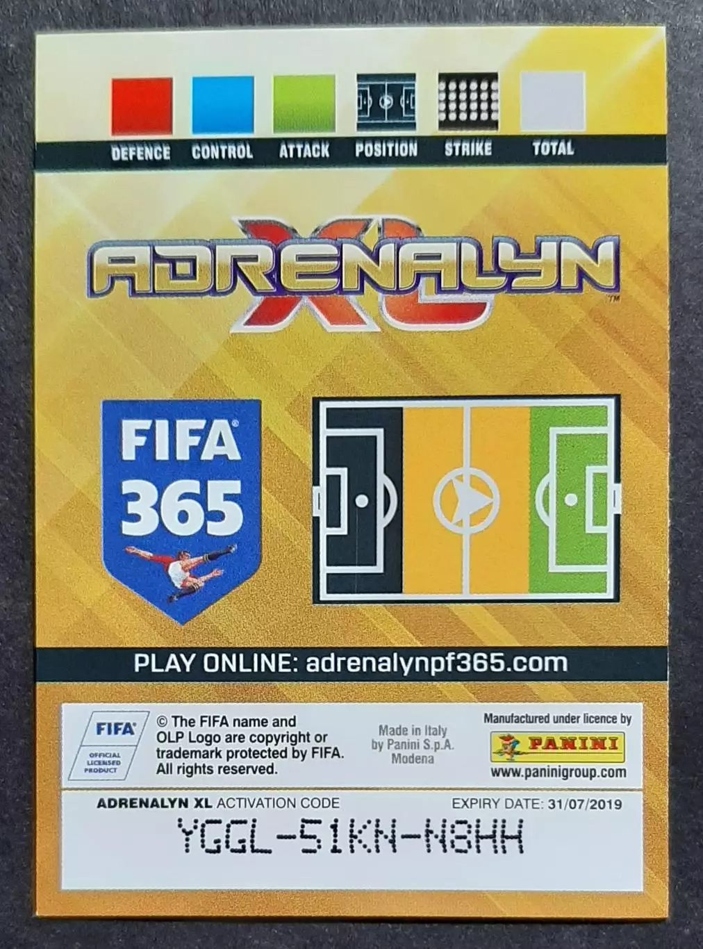 Картка Panini Federico Bernardeschi / Федеріко Бернардескі Ювентус 2019 1