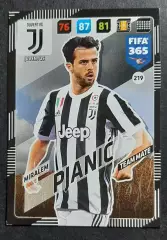 Картка Panini Miralem Pjanic/ Міралем П'янич Ювентус Італія 2018