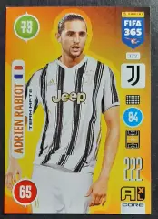 Картка Panini Adrien Rabiot / Адріан Рабйо Ювентус Італія 2021