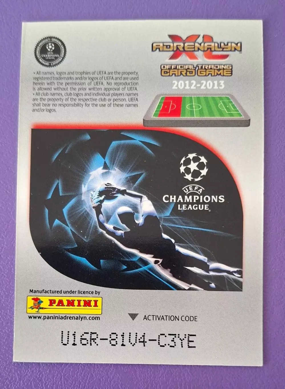 Картка Panini Andrea Barzagli / Андреа Барцальї Ювентус Італія 2012/13 1