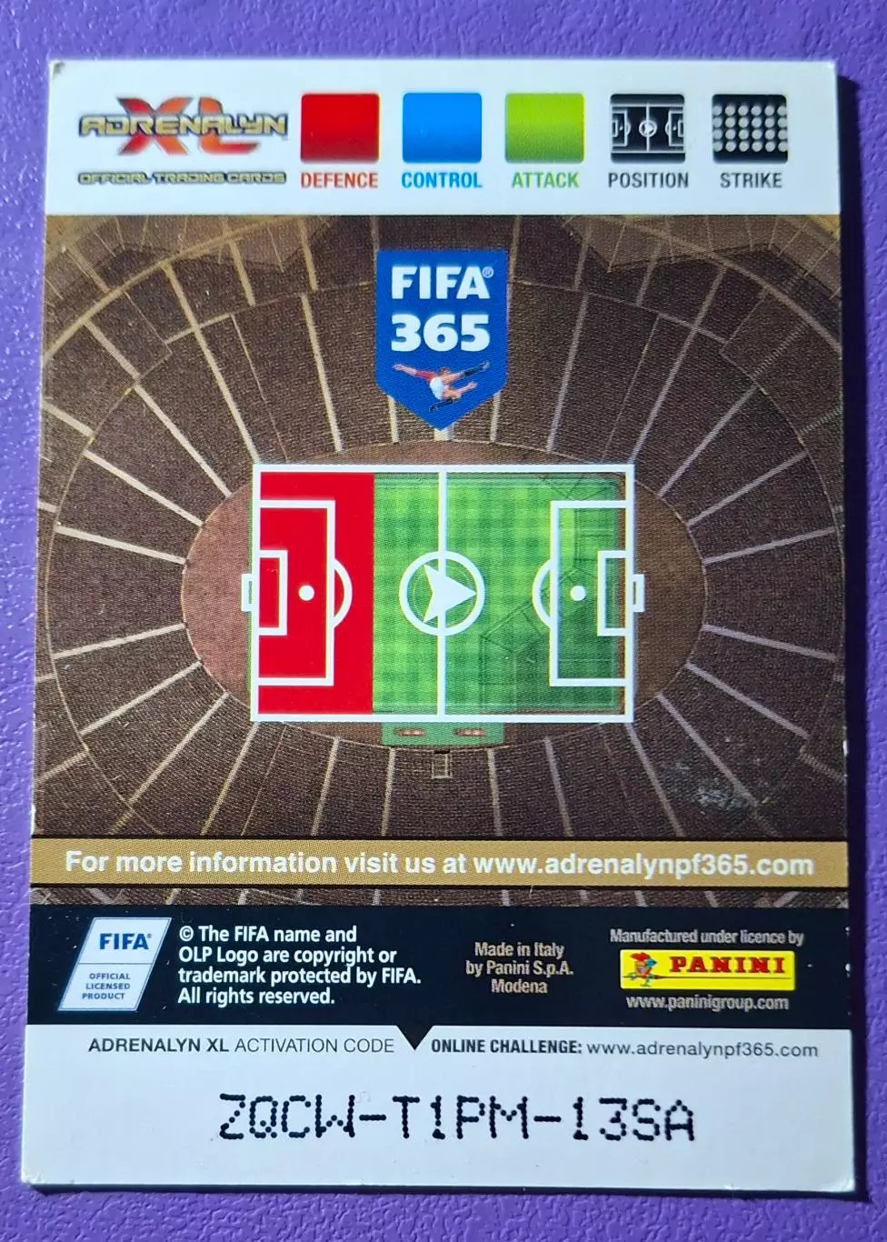 Картка Panini Andrea Barzagli / Андреа Барцальї Ювентус Італія 1