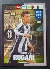Картка Panini Daniele Rugani / Даніеле Ругані Ювентус Італія 2017