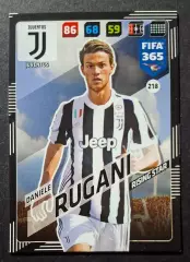 Картка Panini Daniele Rugani / Даніеле Ругані Ювентус Італія 2018