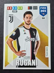 Картка Panini Daniele Rugani / Даніеле Ругані Ювентус Італія 2020