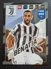Картка Panini Medhi Benatia / Мегді Бенатія Ювентус Італія 2018