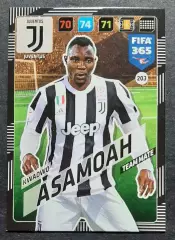 Картка Panini Kwadwo Asamoah / Квадво Асамоа Ювентус Італія 2018