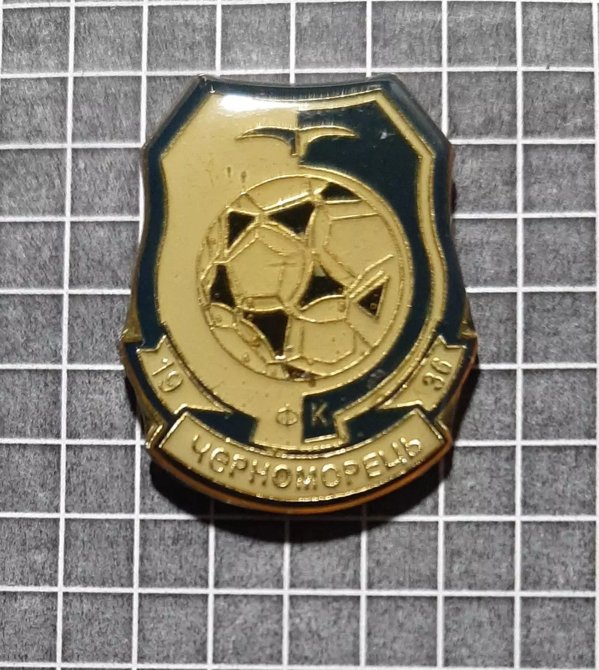 Знак футбол Чорноморець Одеса Україна 1