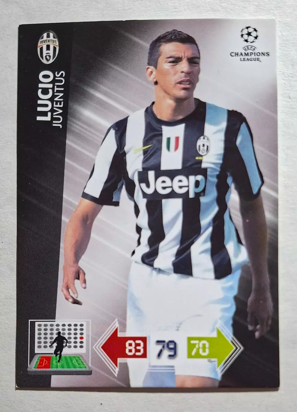 Картка Panini Lucio / Лусіу Ювентус Італія 2012/13