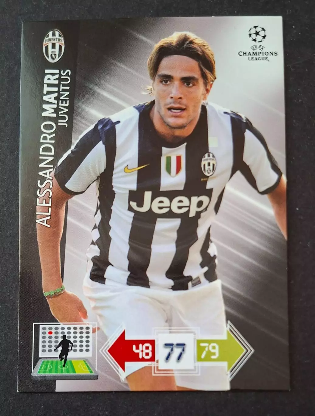 Картка Panini Alessandro Matri / Алессандро Матрі Ювентус Італія ЛЧ 2012/13