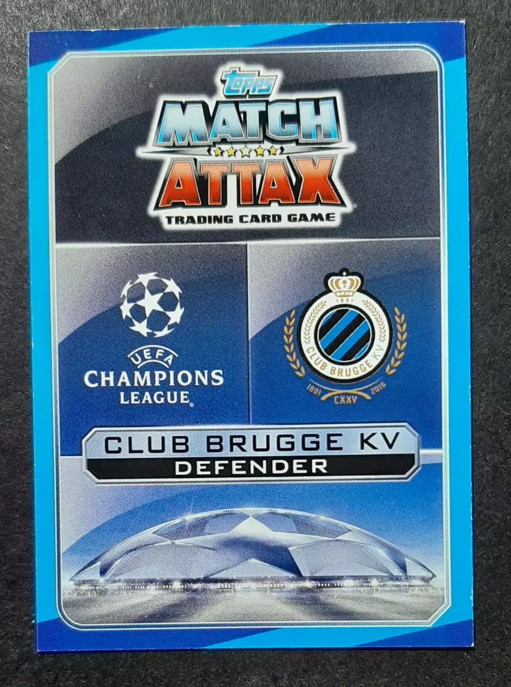 Картка Topps Bjorn Engels / Бйорн Енгелс Брюгге Бельгія Ліга Чемпіонів 2016/17 1