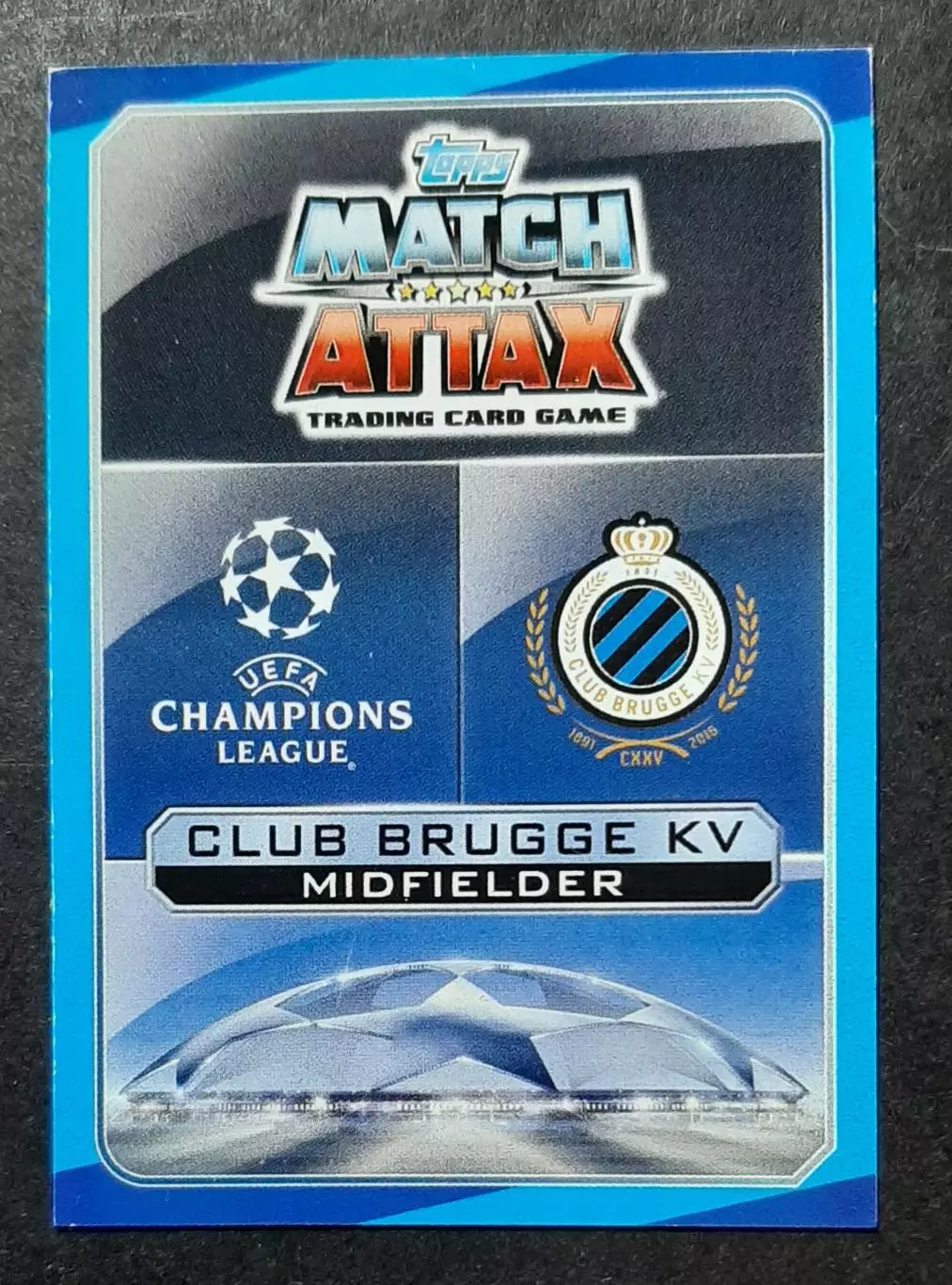 Картка Topps Lior Refaelov / Ліор Рафаелов Брюгге Бельгія Ліга Чемпіонів 2016/17 1