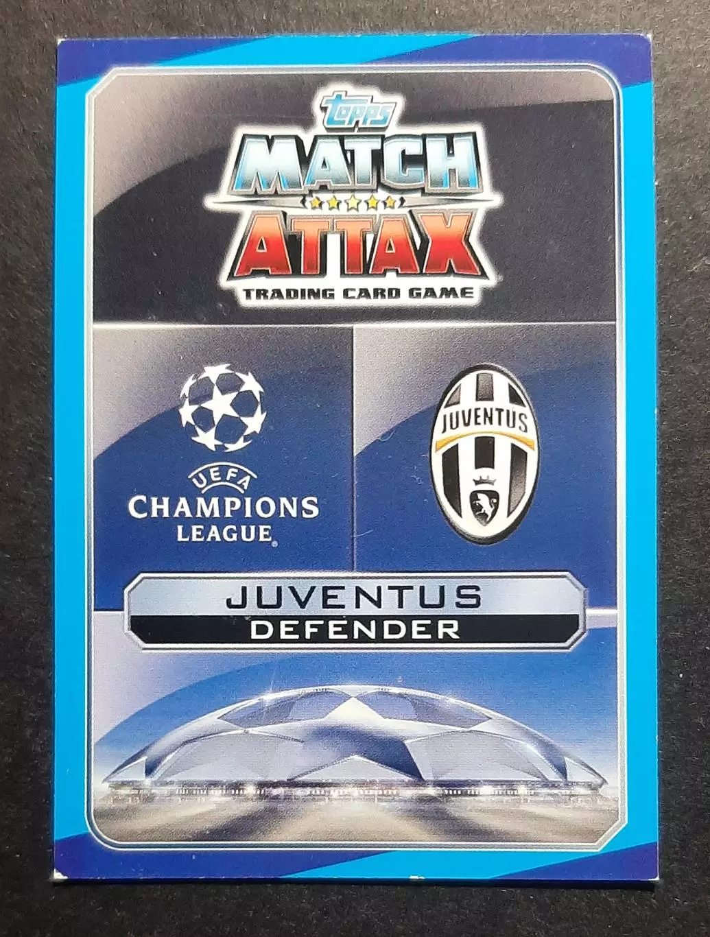 Картка Topps Stephan Lichtsteiner / Штефан Ліхтштайнер Ювентус ЛЧ 2016 /17 1