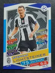 Картка Topps Stephan Lichtsteiner / Штефан Ліхтштайнер Ювентус ЛЧ 2016 /17