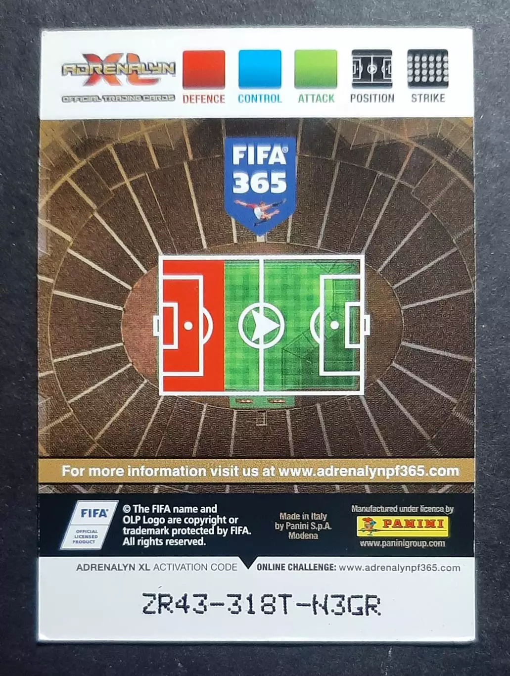 Картка Panini Stephan Lichtsteiner / Штефан Ліхтштайнер Ювентус 2017 1