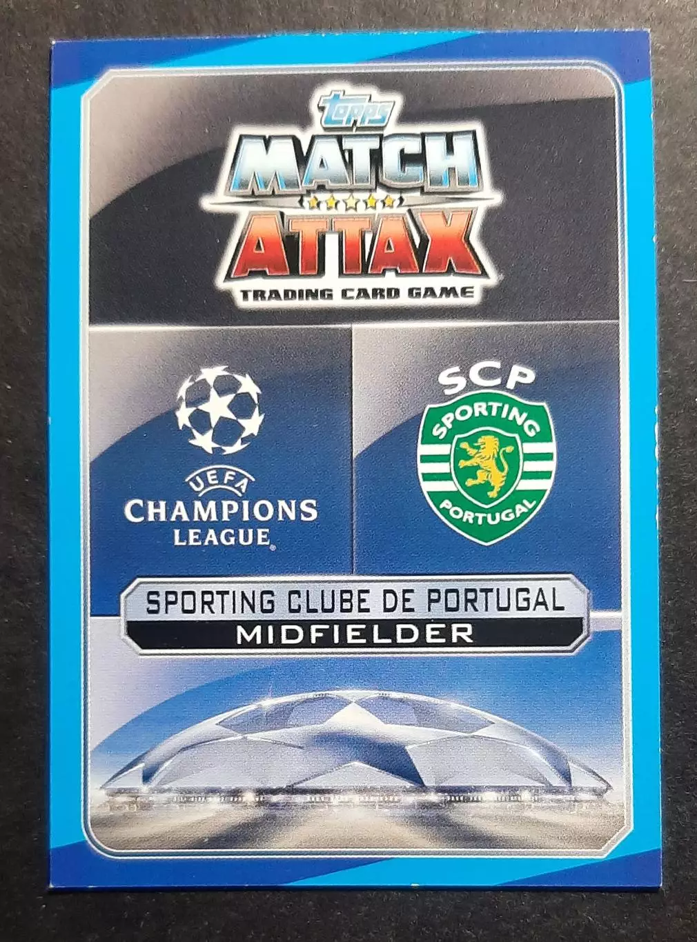 Картка Topps Bruno Paulista / Бруно Пауліста Спортінг Португалія ЛЧ 2016/17 1