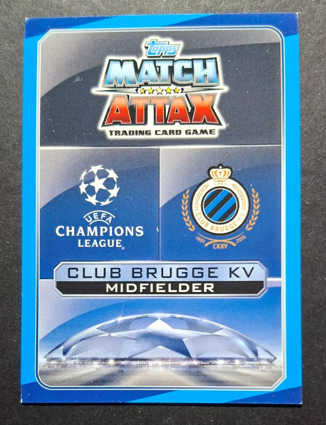 Картка Topps Felipe Gedoz / Феліпе Жедоз Брюгге Бельгія Ліга Чемпіонів 2016/17 1
