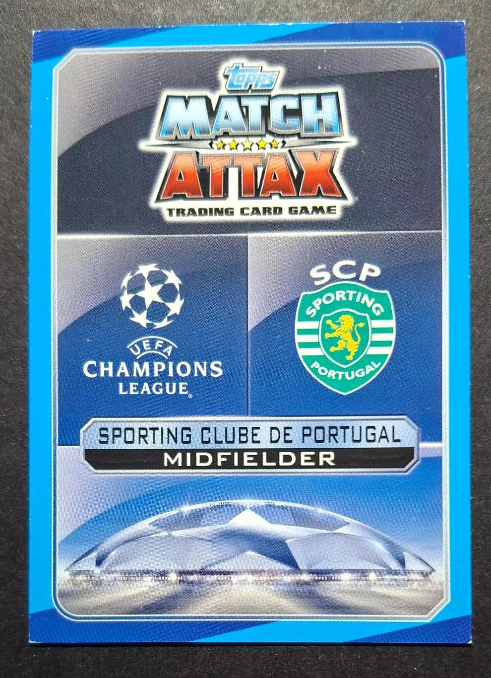 Картка Topps Bruno Cesar /Бруно Сезар Спортінг Португалія Ліга Чемпіонів 2016/17 1