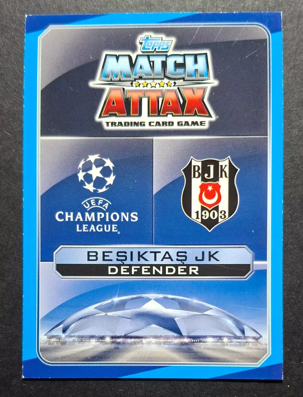 Картка Topps Marcelo / Марсело Бешикташ Туреччина Ліга Чемпіонів 2016/17 1