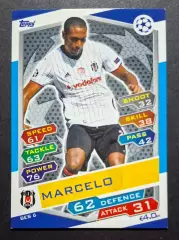 Картка Topps Marcelo / Марсело Бешикташ Туреччина Ліга Чемпіонів 2016/17