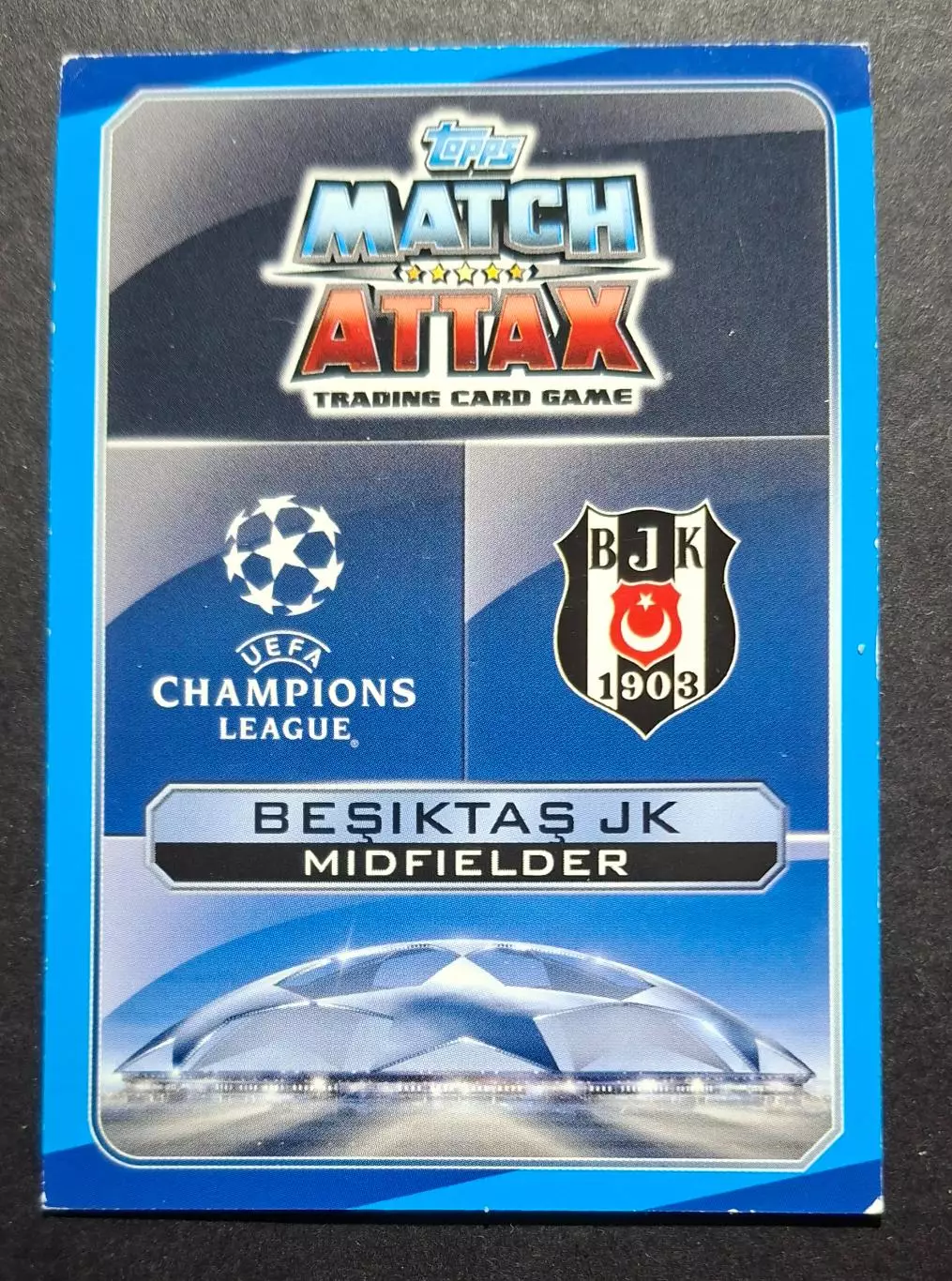 Картка Topps Kerim Frei / Керім Фрай Бешикташ Туреччина Ліга Чемпіонів 2016/17 1