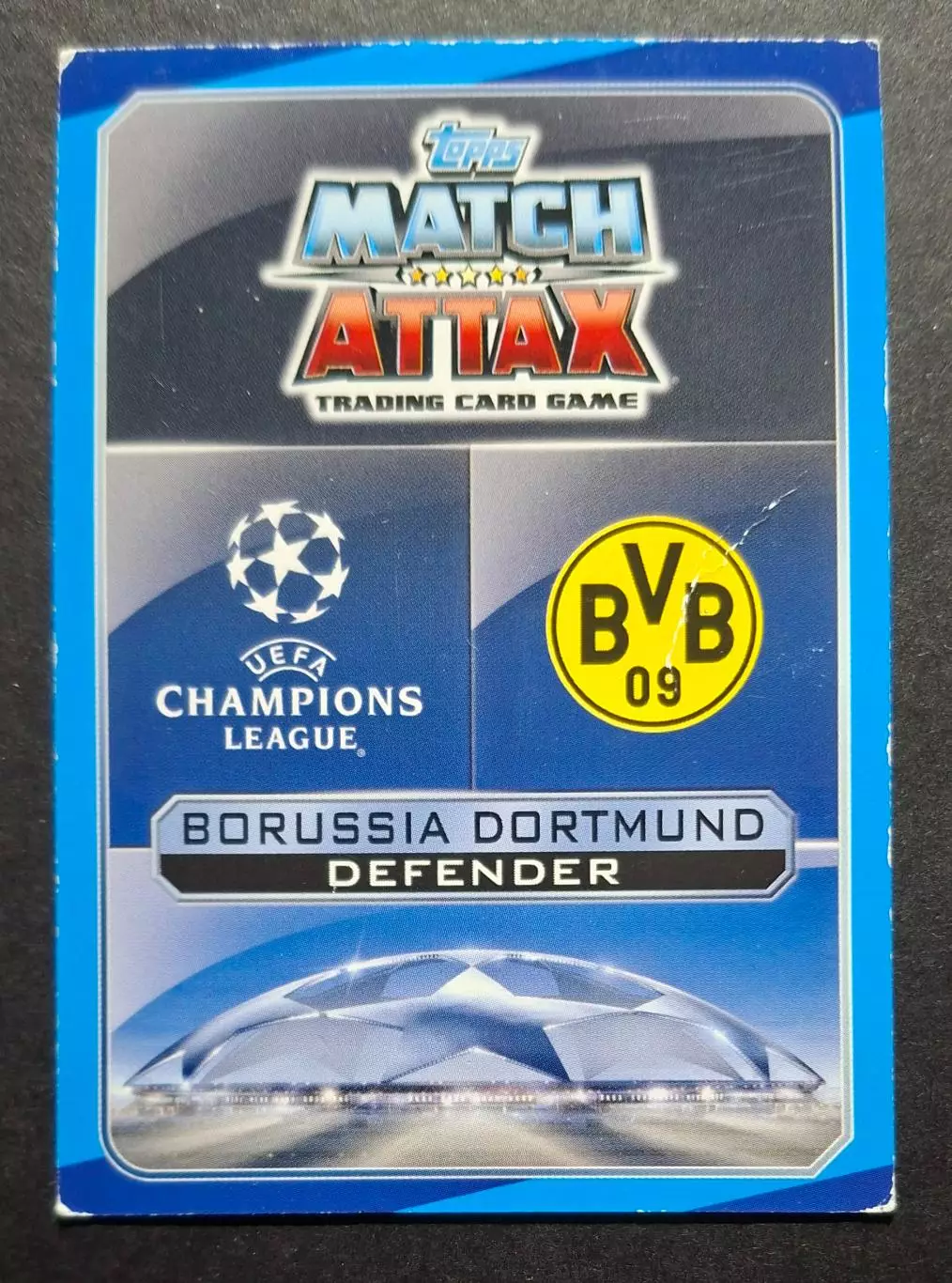 Картка Topps Marcel Schmelzer / Марцель Шмельцер Боруссія Дортмунд ЛЧ 2016/17 1