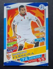 Картка Topps Mariano Ferreira / Маріано Феррейра Ліга Чемпіонів 2016/17