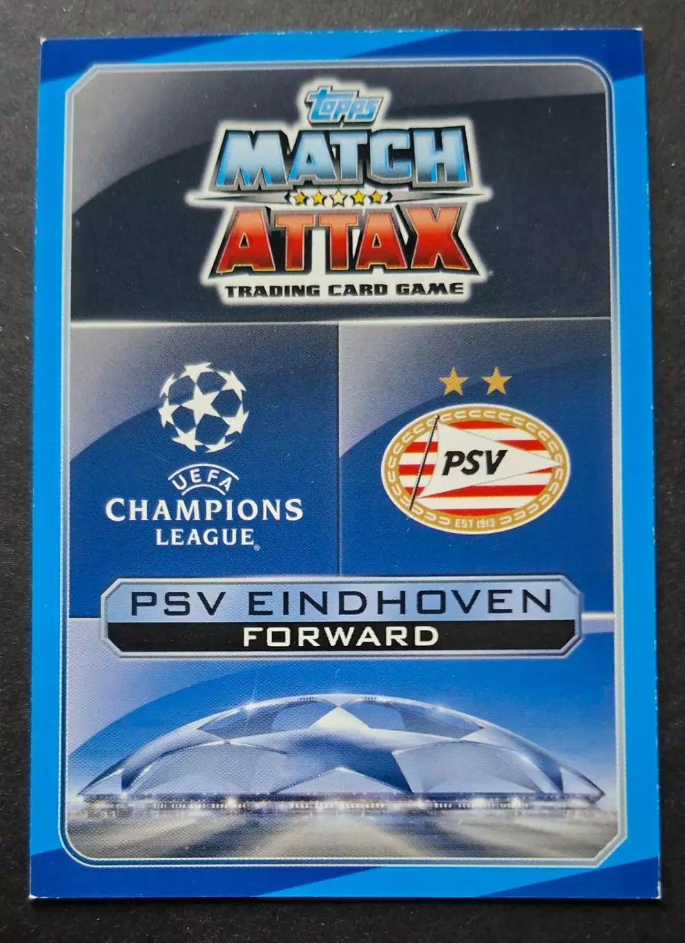 Картка Topps Jurgen Locadia / Юрген Локадіа Ейндховен Нідерланди ЛЧ 2016/17 1