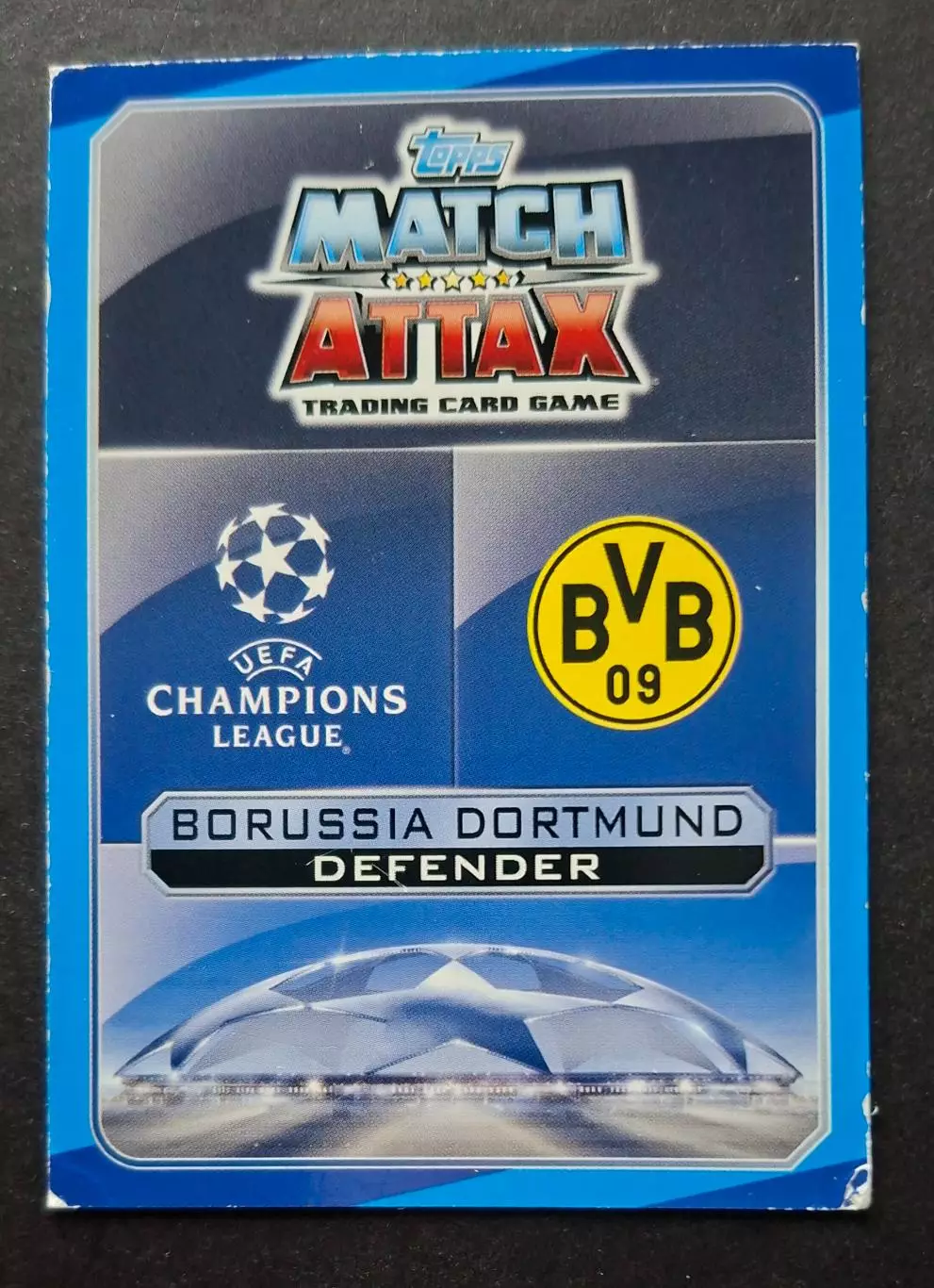 Картка Topps Sokratis Papastathopoulos / Сократіс Папастатопулос Боруссія Д 2016 1