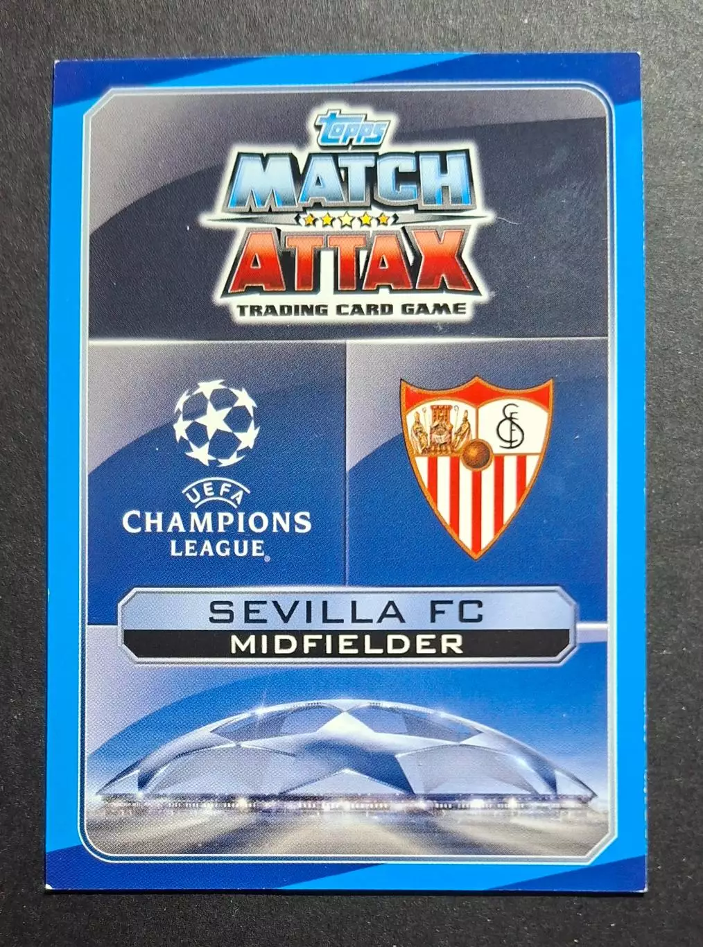 Картка Topps Matias Kranevitter/ Матіас Краневіттер Севілья Ліга Чемпіонів 2016 1