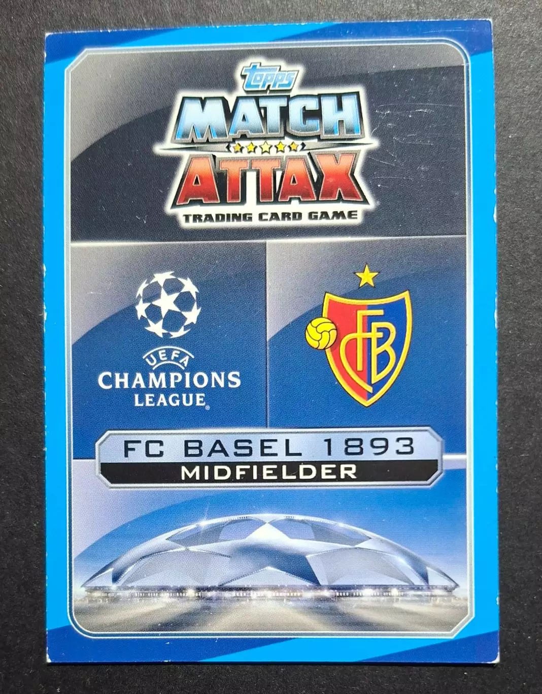 Картка Topps Alexander Fransson/ Александер Франссон Базель Щвейцарія ЛЧ 2016/17 1