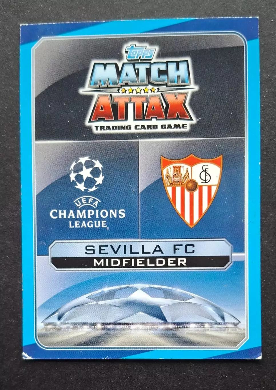 Картка Topps Franco Vazquez / Франко Васкес Сеаілья Іспанія Ліга Чемпіонів 2016 1